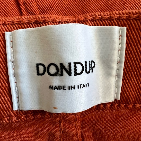 Dondup Button Fly Denim Shorts In Cinnamon Size 26 - Picture 13 of 16